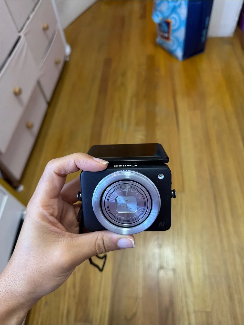 Canon PowerShot N Compact Digital Camera in Blue and Black